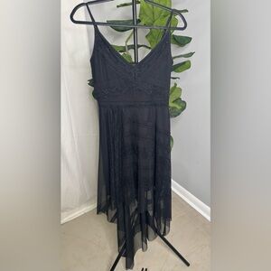 Elegant Black Lace Dress